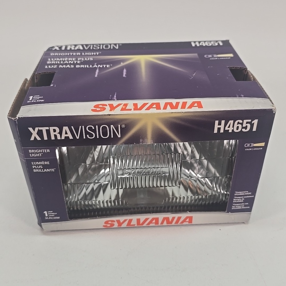 SYLVANIA H4651 XtraVision Sealed Beam Halogen Headlight Replacement (1 Bulb)